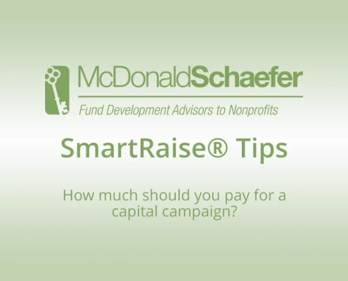 How much should you pay for a capital campaign?